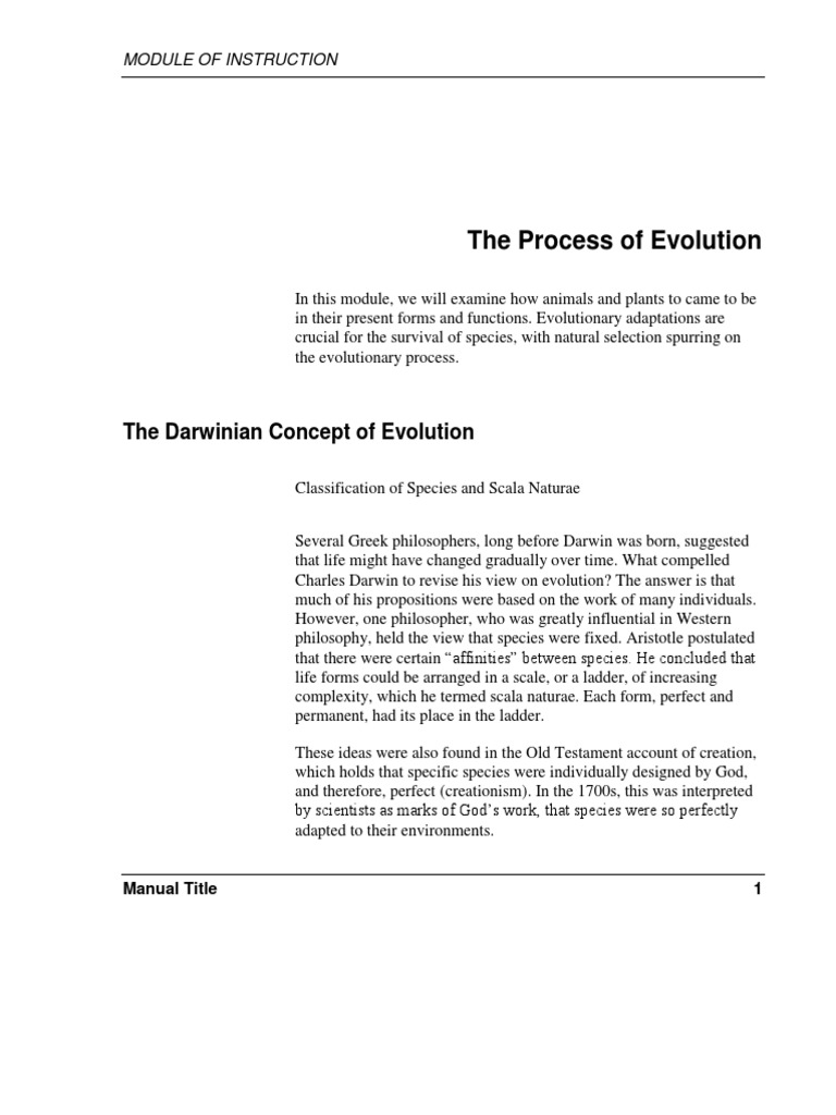 Earth and Life Science. Chapter 10 PDF Mutation Evolution