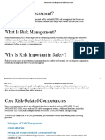 Risk Assessment and Management For Safety Professionals