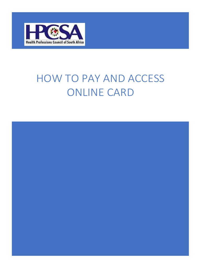 HPCSA Annual Renewal Guide PDF