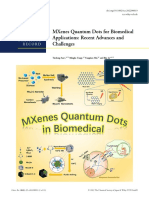 The Chemical Record - 2022 - Sun - MXenes Quantum Dots For Biomedical Applications Recent Advances and Challenges