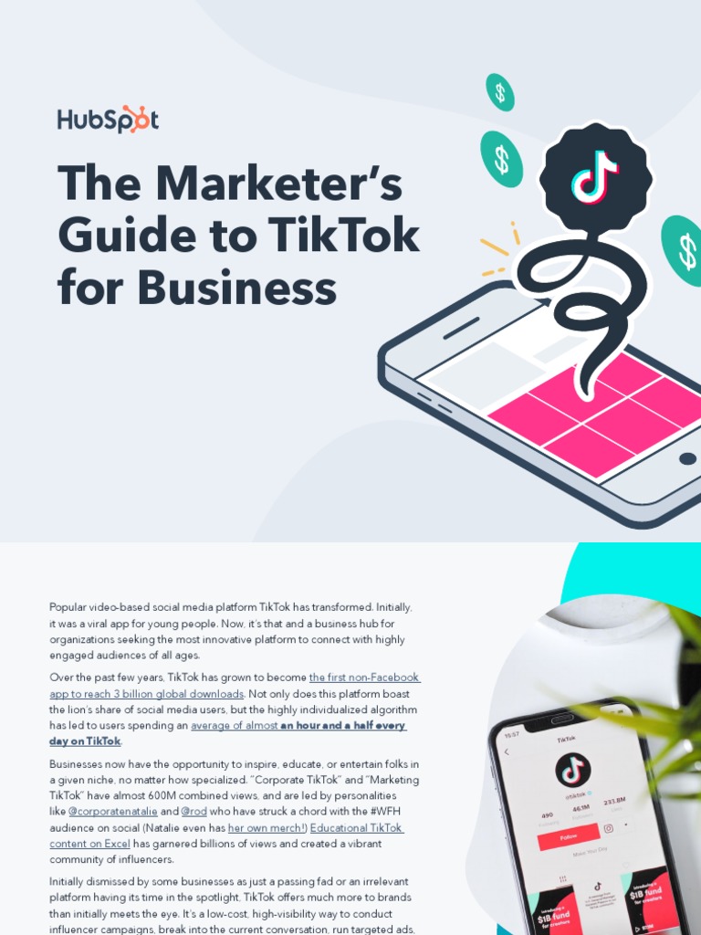 TikTok Marketing Strategies for Businesses | PDF | Social Media ...