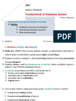 Advanced Concept of Fundametals of Database Systemn