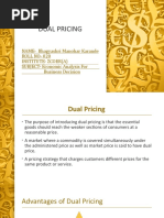 Dual Pricing