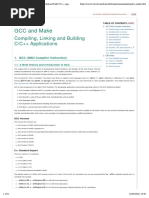 GCC and Make: Compiling, Linking and Building C/C++ Applications