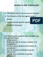 Module 7 - Gender in The Classroom
