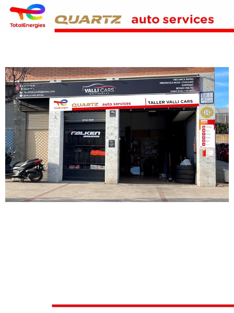 Programa QUARTZ AUTO SERVICES | PDF | Marketing | Cliente