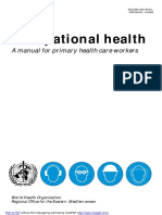 Occupational health manual for primary care