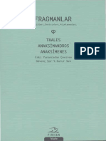 Thales, Anaksimandros, Anaksimenes - Fragmanlar - Kişilikleri, Doktrinleri, Alımlanmaları (2019, Pinhan Yayıncılık) - Libgen - Li
