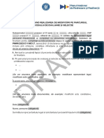 MODEL H_Declaratia privind realizarea de modificari pe parcursul procesului de evaluare si selectie