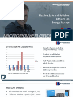 Flexible, Safe and Reliable Lithium-ion Energy Storage