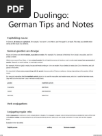 Duolingo Tips and Notes