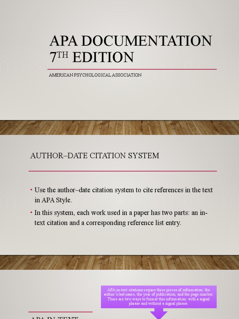 Apa documentation 7th edition eng 102 pdf citation apa style