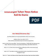 Kedatangan Tuhan Yesus Kedua Kali Ke Dunia - 2