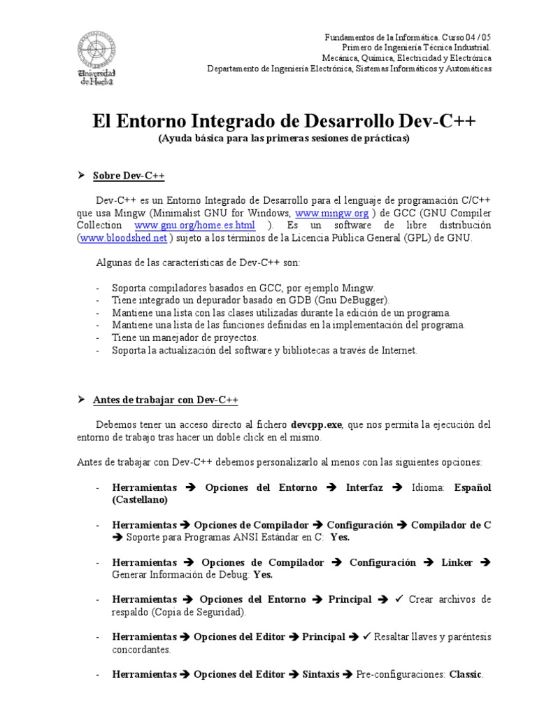 El Entorno DevC | PDF