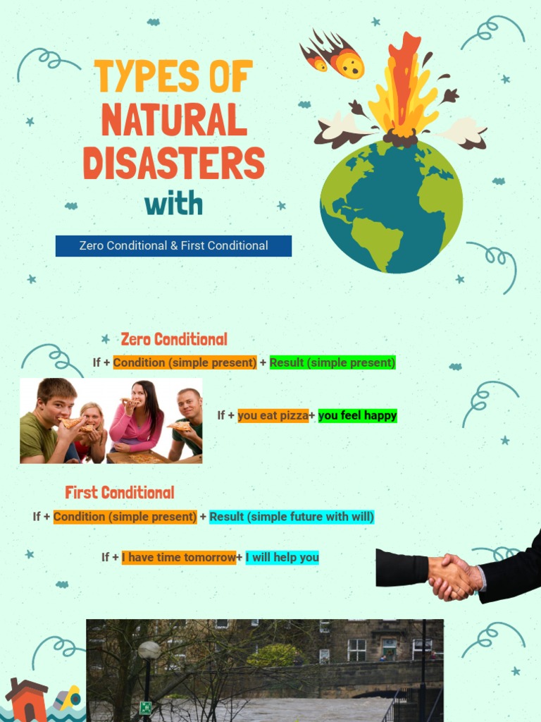 Zero & First Conditional in Natural Disasters | PDF