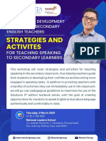 Professional Development Training For Secondary English Teachers-MALANG-R1