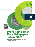 Profil Kemiskinan Kota Balikpapan 2022