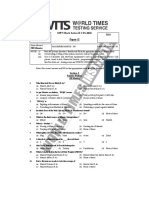 MPT Mock Series-II CSS-2022 Paper-II