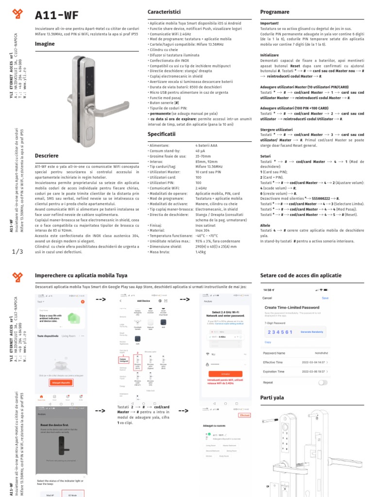 A11-Wf - Fisa Tehnica 2 | PDF