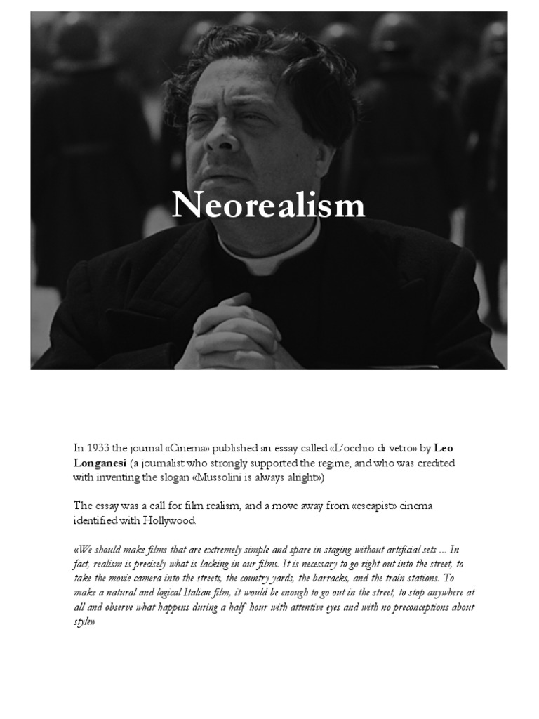 4 Neorealism PDF