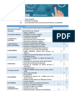 Rúbrica Evaluación