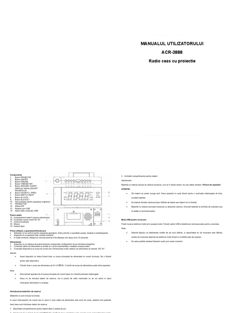 Acr 3888 Enro Manual 4 | PDF