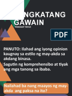 Pangakatang Gawain Pang 3 Finall