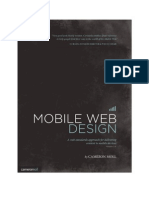 Mobile Web Design Excerpt