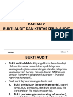 Bagian 7 - Bukti Audit Dan Kertas Kerja Audit