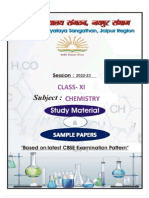 Study Material Class Xi Chemistry Final