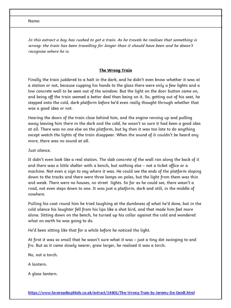 Lost on the Wrong Train | PDF | Home & Garden