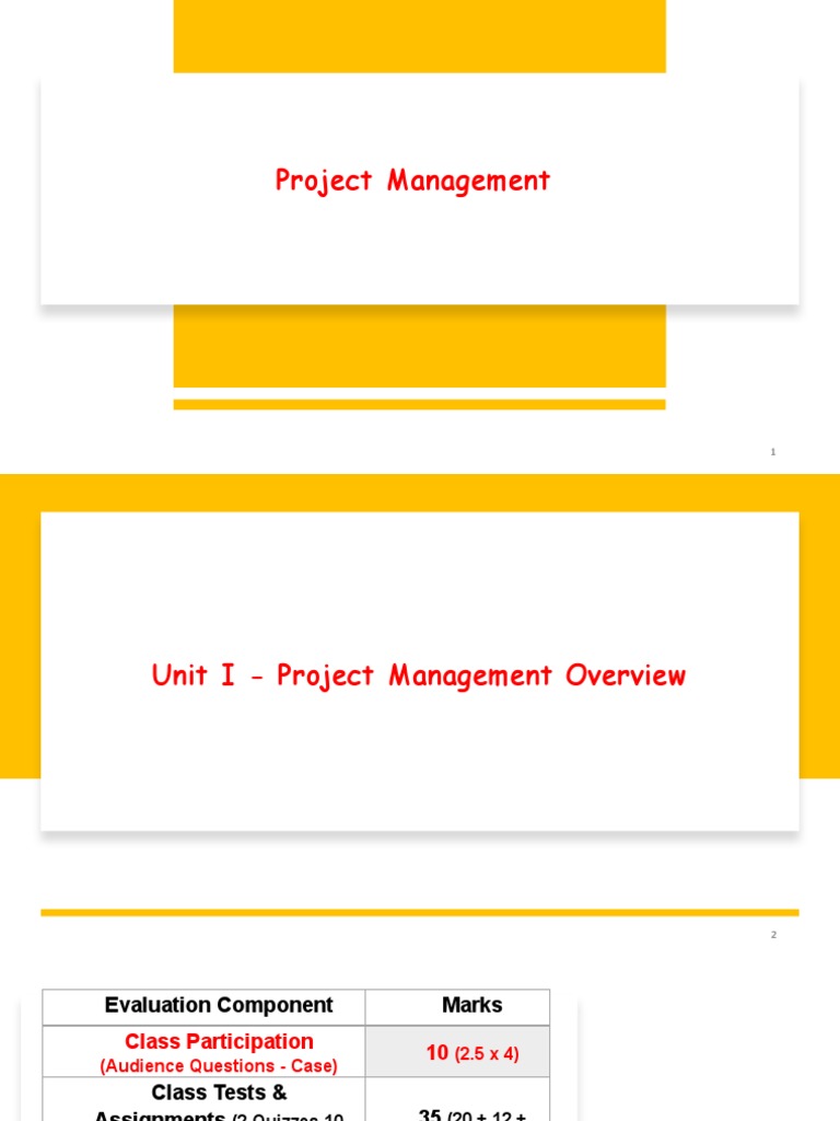Unit I Project Management PDF Project Management Systems Science