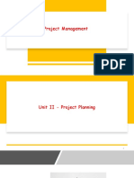 Unit II - Project Planning As On 22 Feb 23