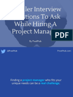 10 Killer Interview Questions For Project Manager