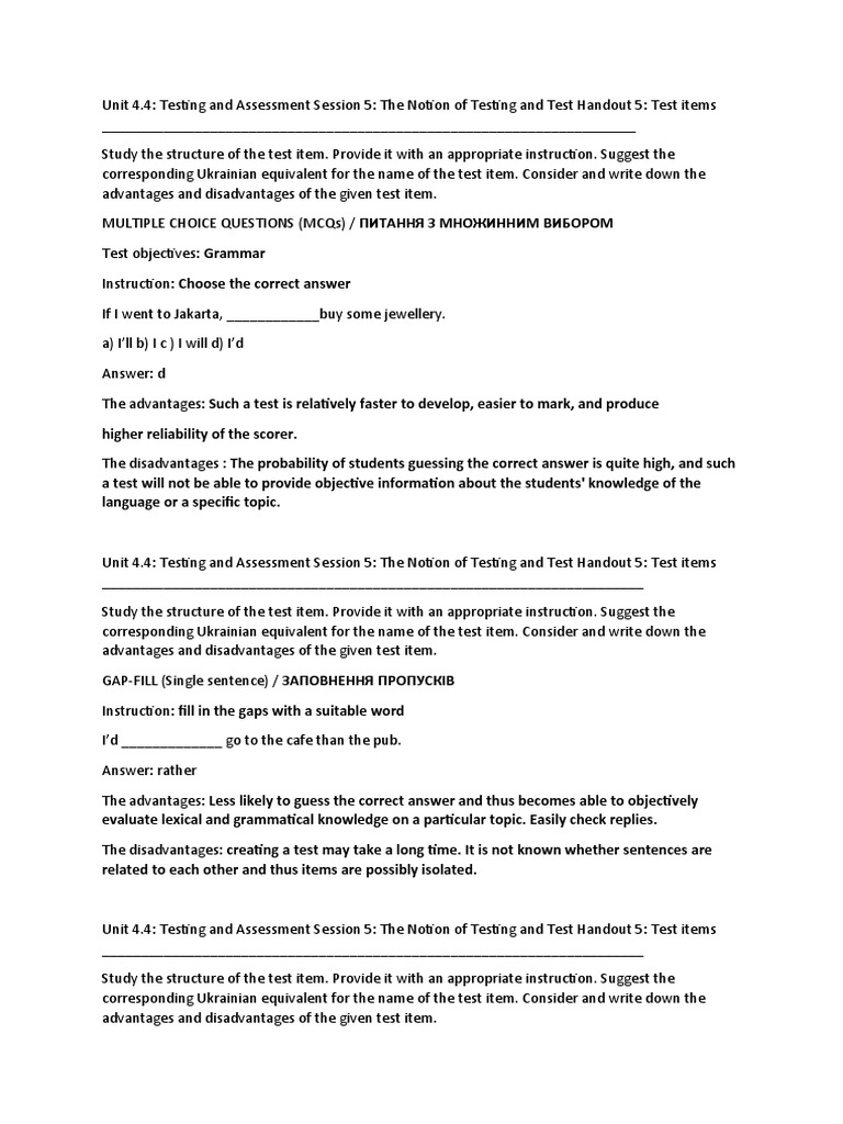 SAT Practice Test Item Analysis | PDF | Multiple Choice | Cognitive ...