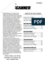 ToyotaHondaNissan Code Scanner CP9025_spanish