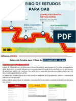 Roteiro de Estudos Oab Exame 38