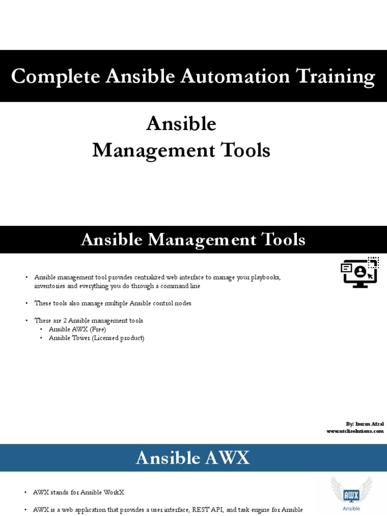 Ansible AWX vs Tower Overview | PDF | Free Content | Free Software