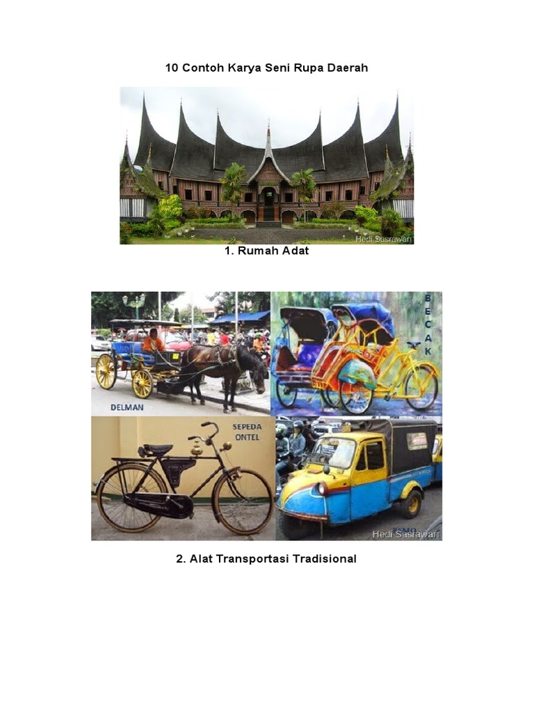 10 Contoh Karya Seni Rupa Daerah | PDF