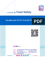 REAGEN Enrofloxacin ELISA Test Kit Manual