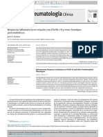ArtículoespecialRespuesta Inflamatoria en Relación Con COVID 19