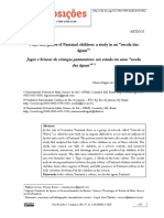 Plays and Games of Pantanal Children - A Study in An Escola Das Águas