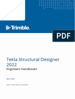 Tekla Structural Designer 2022 Engineers Handbooks