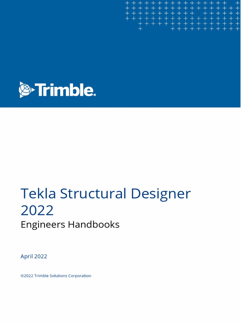 Tekla Structural Designer 2022 Engineers Handbooks PDF Beam