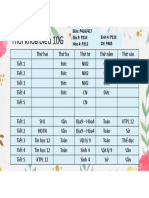 Thời khóa biểu 10G: Đức: P416/417 Địa 9: P214 Hóa 4: P212 Sinh 4: P213 CN: P405