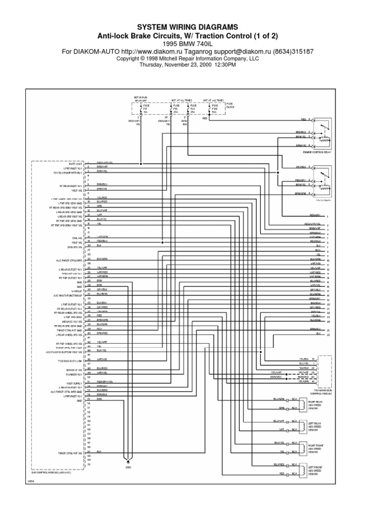 E38 Wiring Diagrams | PDF | Vehicles | Car