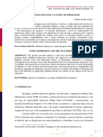 Depressão Infantil e o Papel Do Professor