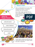 KS1 Holi Differentiated Reading Comprehension Activity