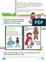 KS1 World Book Day Differentiated Reading Comprehension Activity
