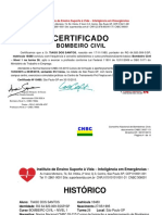 Certificado Bombeiro Civil